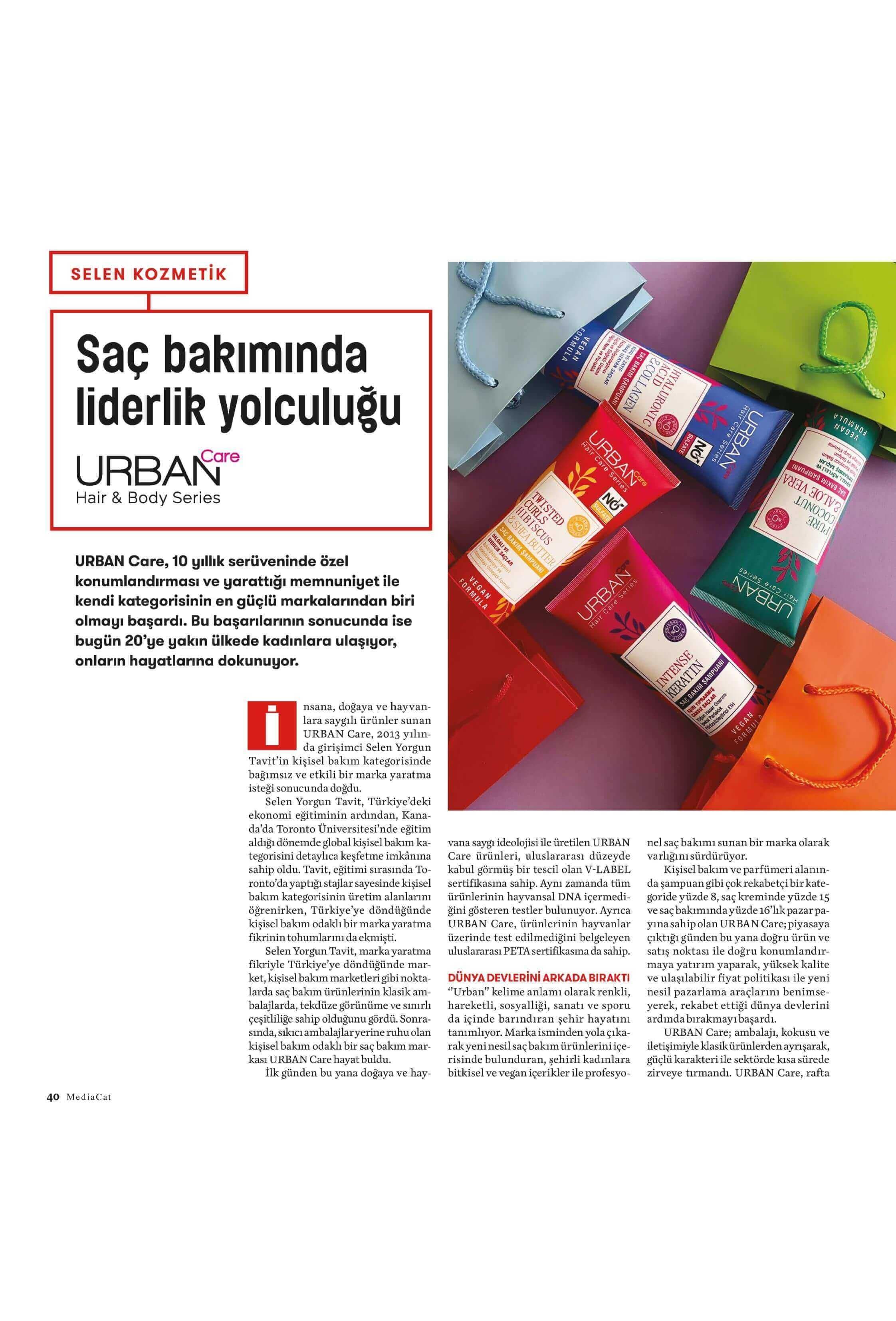 Saç Bakımında Liderlik Yolculuğu URBAN Care